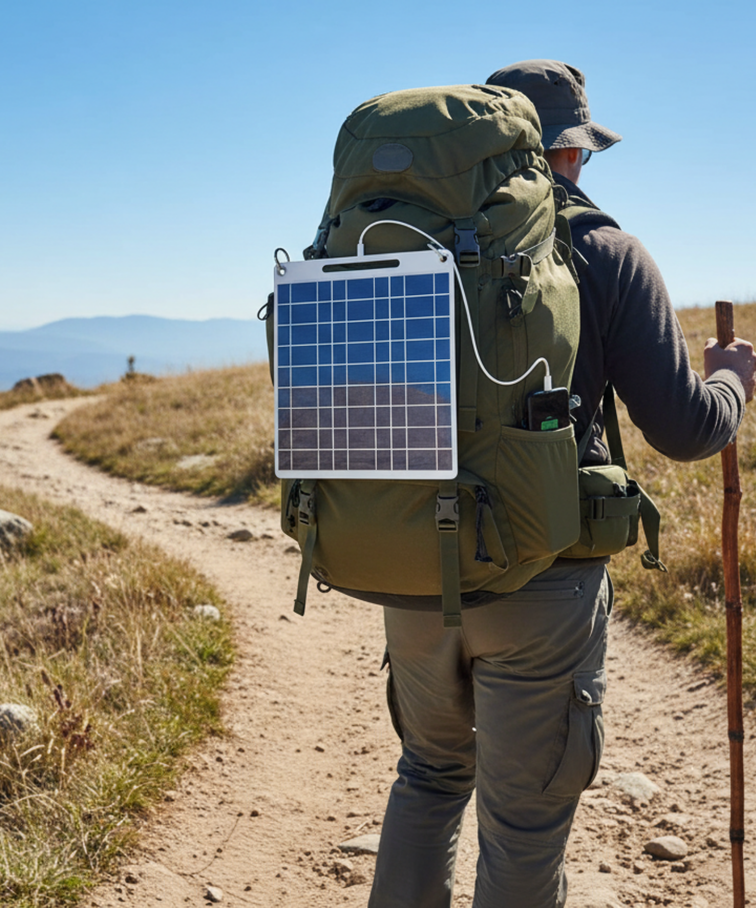 Sac à Dos Imperméable pour Randonnée et Camping – Rangement Multi-Compartiments